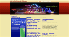 Desktop Screenshot of mnharmonylights.com